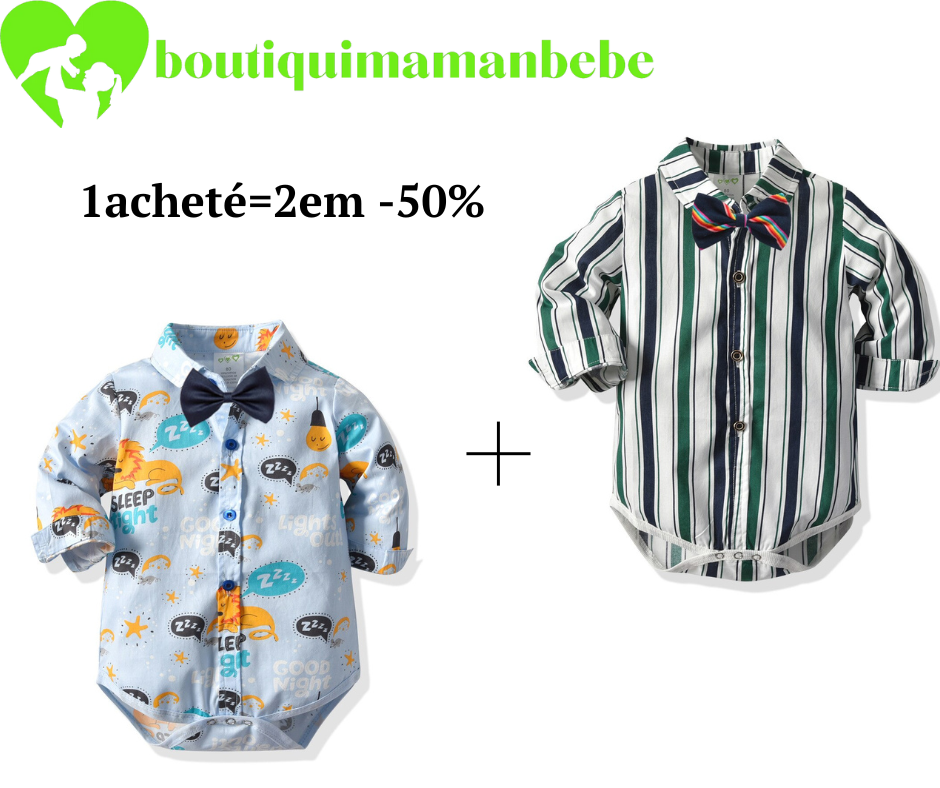 1-achete-2em-50-chemise-a-noeud-papillon-en-coton-pour-bebe
