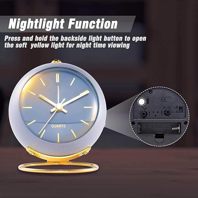 Réveil à côté Horloge de Bureau électronique créative Nordique réveil Minimaliste Nouveau Bureau Chevet étudiant pointeur Lumineux Silencieux Réveil Intelligent