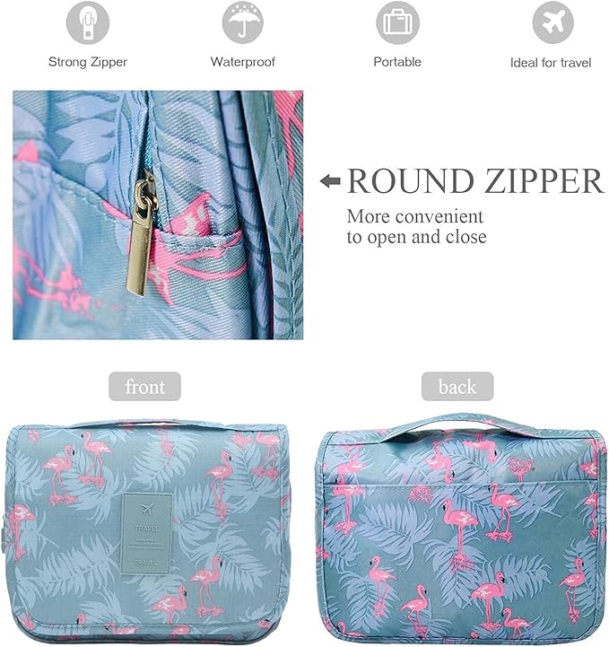ChAusa Sac Cosmétique Suspendu Voyage Maquillage Sacs De Lavage Trousse De Toilette Organisateur