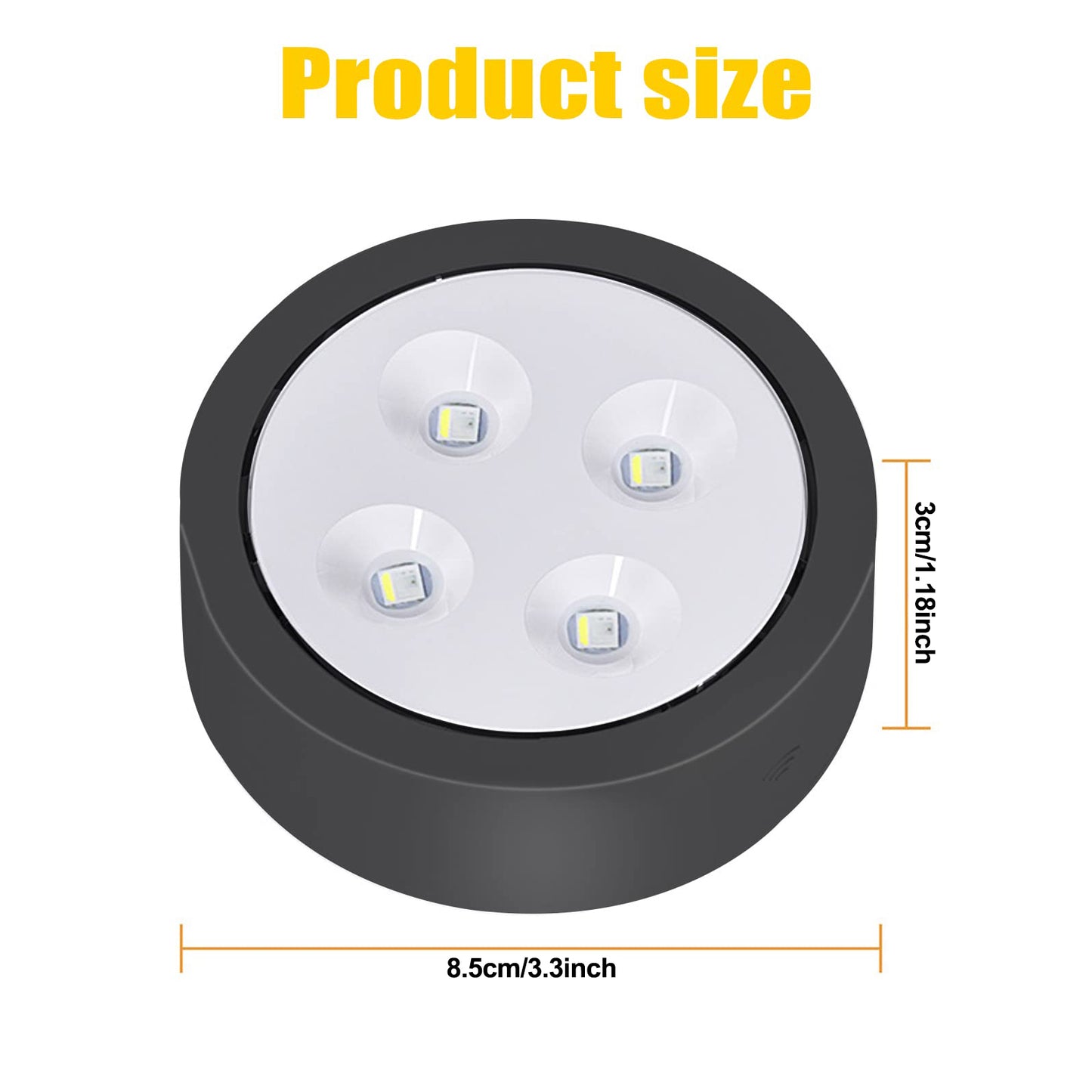 Lumières sans fil sous les armoires avec éclairage à distance 13 couleurs LED sous les armoires Lumières autocollantes sur l’armoire Lumières sous le comptoir Lumières RVB de télécommande