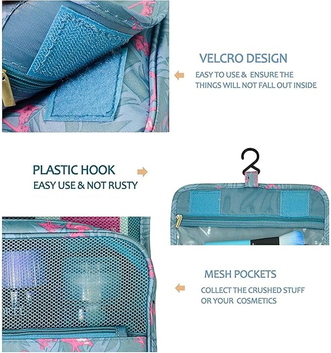 ChAusa Sac Cosmétique Suspendu Voyage Maquillage Sacs De Lavage Trousse De Toilette Organisateur