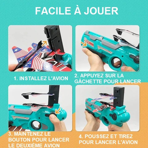 Jouet Pistolet Avion - Lanceur Avion