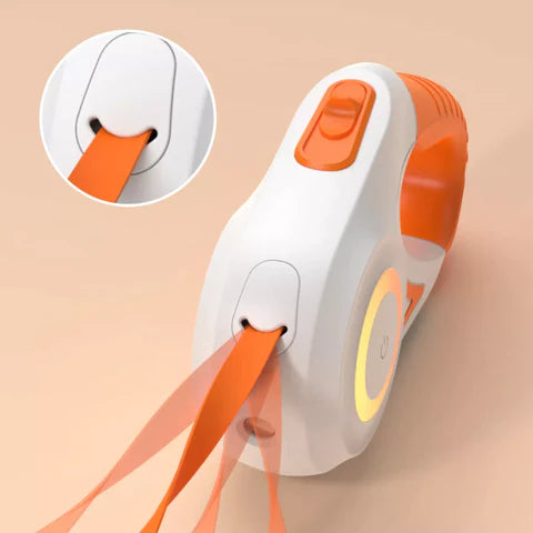 LAISSE RĂTRACTABLE AUTOMATIQUE 5M, POUR CHIEN, LED LUMINEUSE.