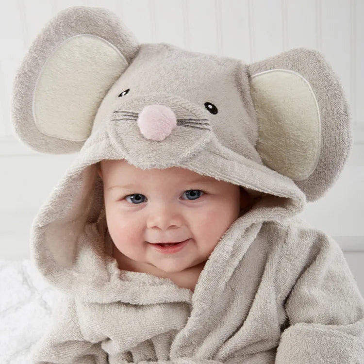 Bébé Peignoir À Capuche Serviette De Plage Pour Enfants Coton 6 m - 5 ans