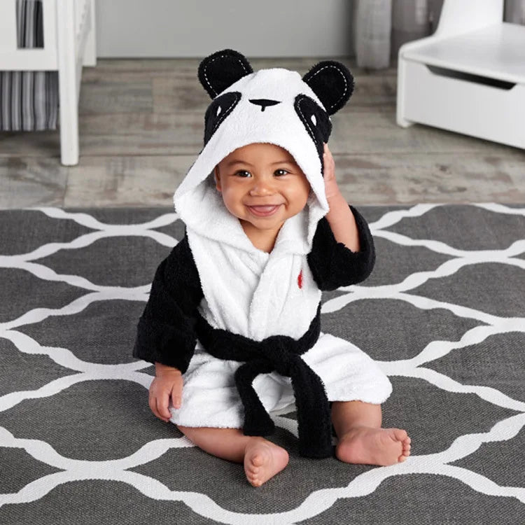 Bébé Peignoir À Capuche Serviette De Plage Pour Enfants Coton 6 m - 5 ans