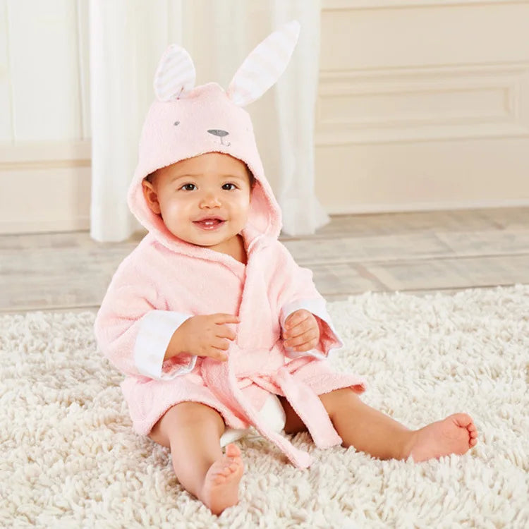 Bébé Peignoir À Capuche Serviette De Plage Pour Enfants Coton 6 m - 5 ans
