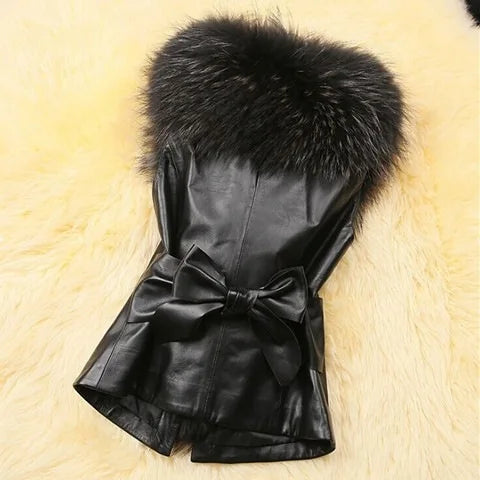 Gilet Femmes Élégant Loisirs Noir Fausse Fourrure Gilet ,Manteau