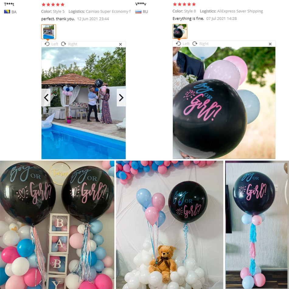 Ballons Garçon ou Fille.