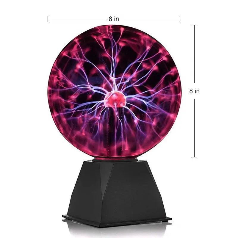 Nouveauté Cristal Magique Plasma Boule Tactile Lampe 220V LED Veilleuse Enfant Veilleuse Anniversaire Noël Enfants Décor Cadeau Éclairage