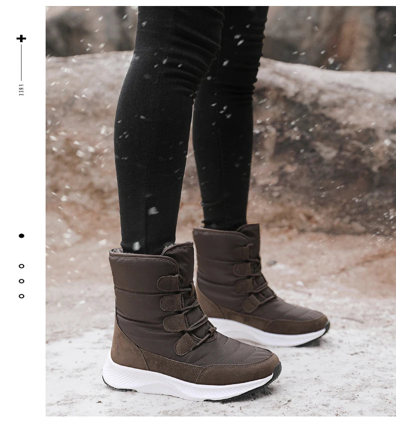 Bottes de neige en peluche 35-41
