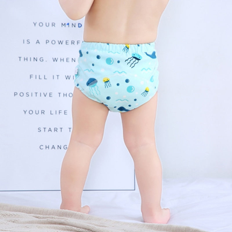 Culotte réutilisable imperméable.