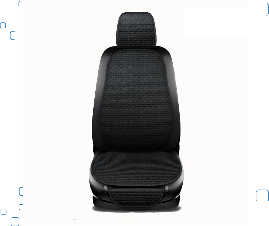 3 , 2, 1 Pièces Coussin De Dossier De Voiture Coussin De Siège De Voiture Universel Lin Respirant Coussin De Siège Quatre Saisons Housse De Siège De Voiture
