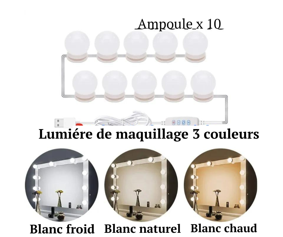 AMPOULE LED MIROIR