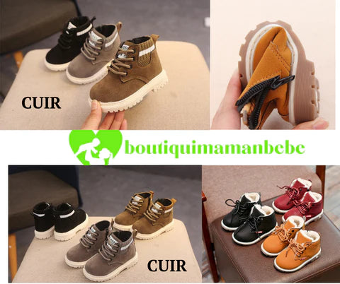 Bottes Cuir Garçon