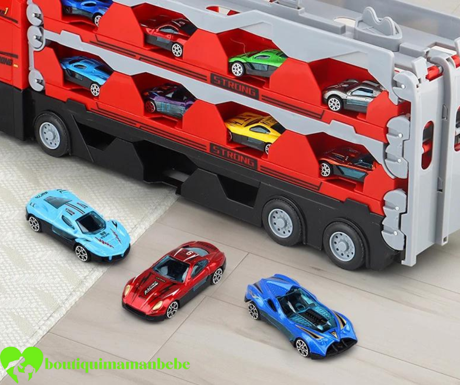 Méga Camion De Transport De Noël Avec Piste