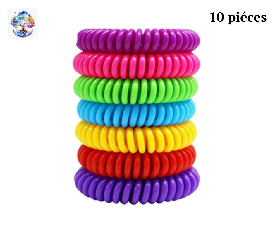 Bracelet Anti-moustique EVA pour Adultes et Enfants