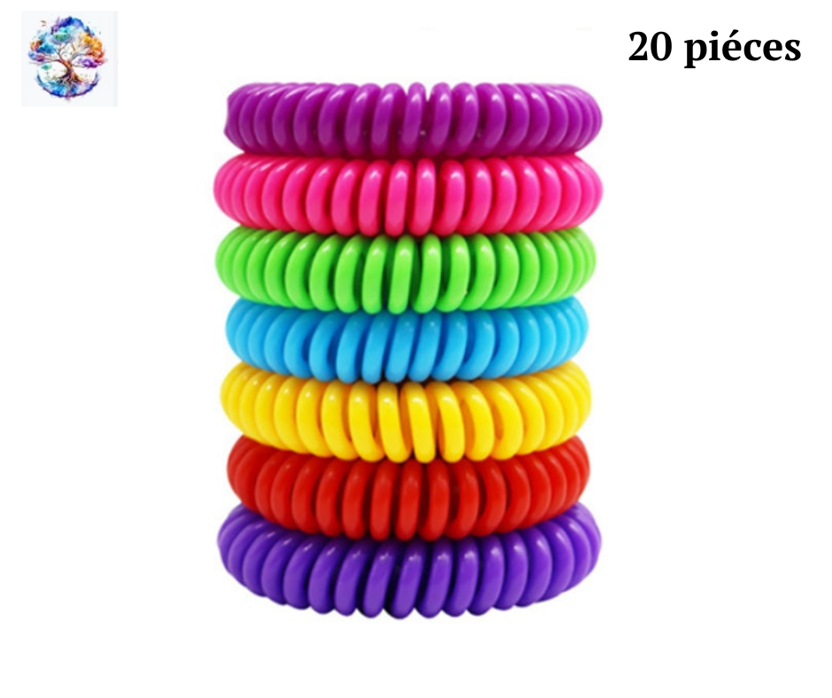 Bracelet Anti-moustique EVA pour Adultes et Enfants