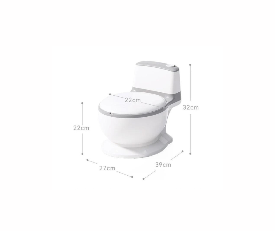 Pot Bebe Toilette Reducteur Toilette Enfant Wc Petit Pot SiÚge Rehausseur Cuvette Bébé Avec Sac Apprentissage de La Propreté pour Garçon et Fille Intérieur Gris