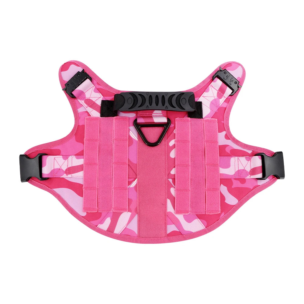 Harnais Pour Chien +Laisse+Collier Rose , grands et moyens chiens