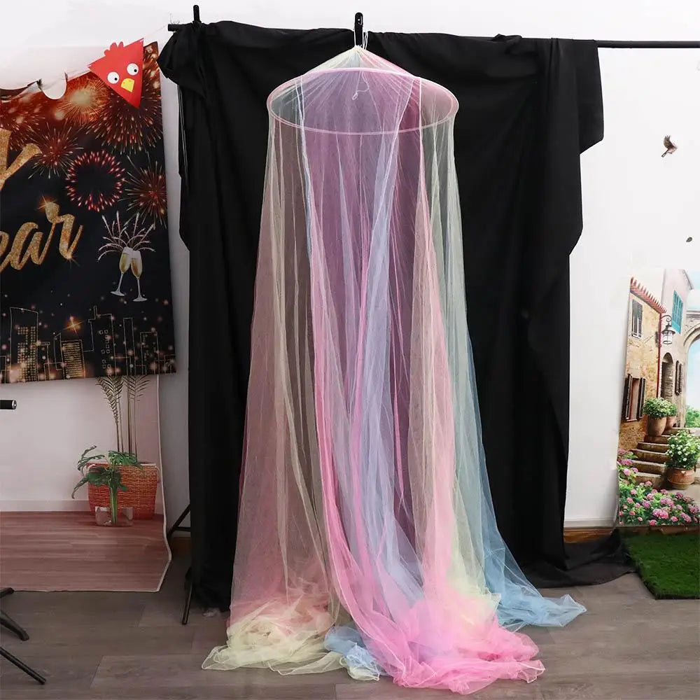 KAMEUN Moustiquaire, Ciel De Lit Fille avec Etoiles Lumineuses, Anti-Mosquito Bed Canopy Bed Canopy Dome, Moustiquaire Facile à Installer Convient au lit De Bébé, Enfants, ou Adultes (Colore)