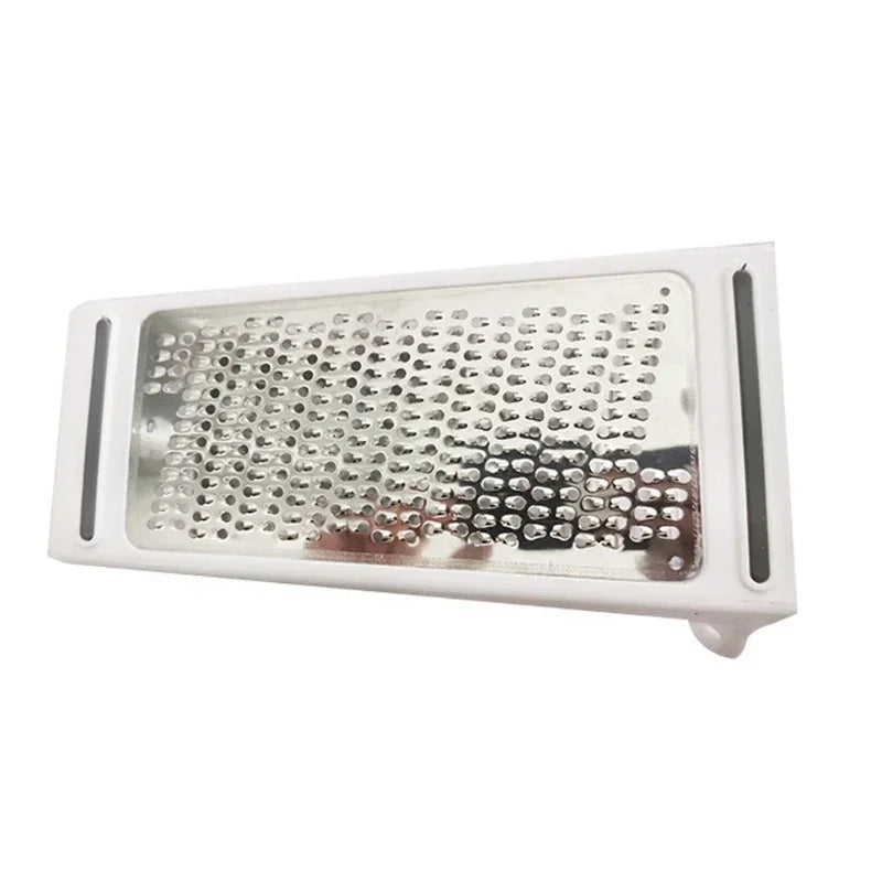 Râpe à Fromage Manuelle, Boîte Râpeuse Cuisine Dispose Conception Deux Côtés Filaments Fins émincés Grossiers Tranchant Acier Inoxydable Pâte Aliments Dur Gingembre Chocolat Muscade Truffe