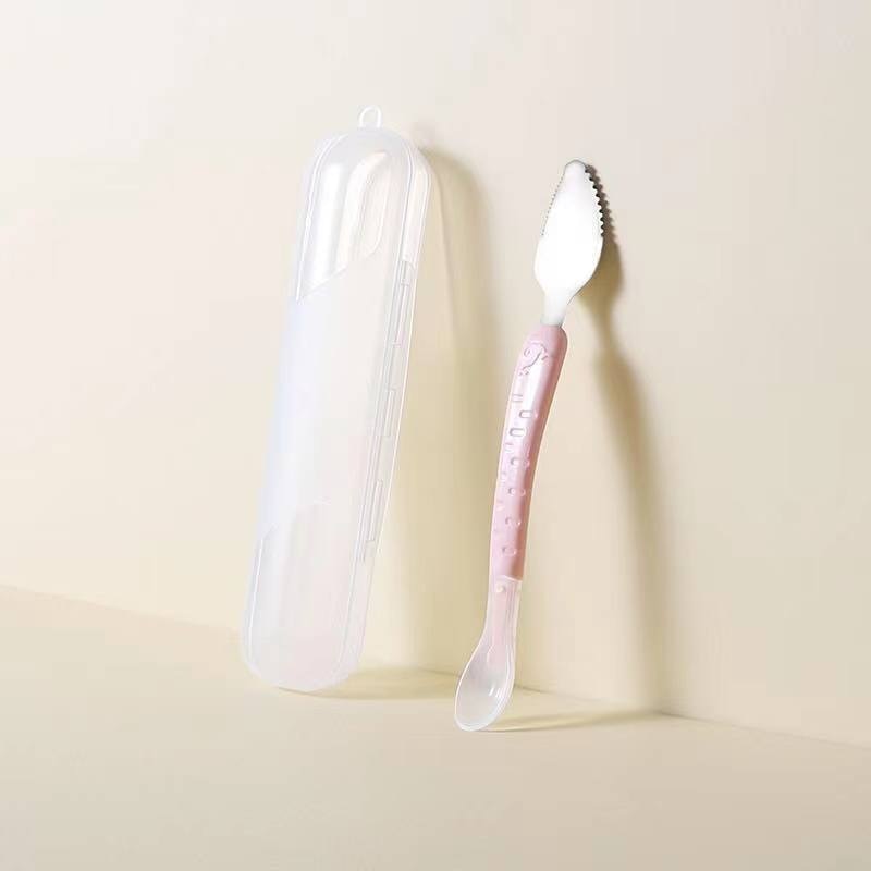 Cuillere D'alimentation Double Tete