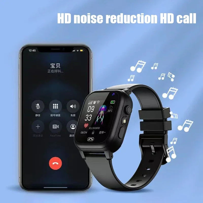 Xiaomi MIJIA Enfants 4G Montre Intelligente SOS GPS Localisation Carte SIM Appel Enfant SmartWatch Caméra Montre Étanche