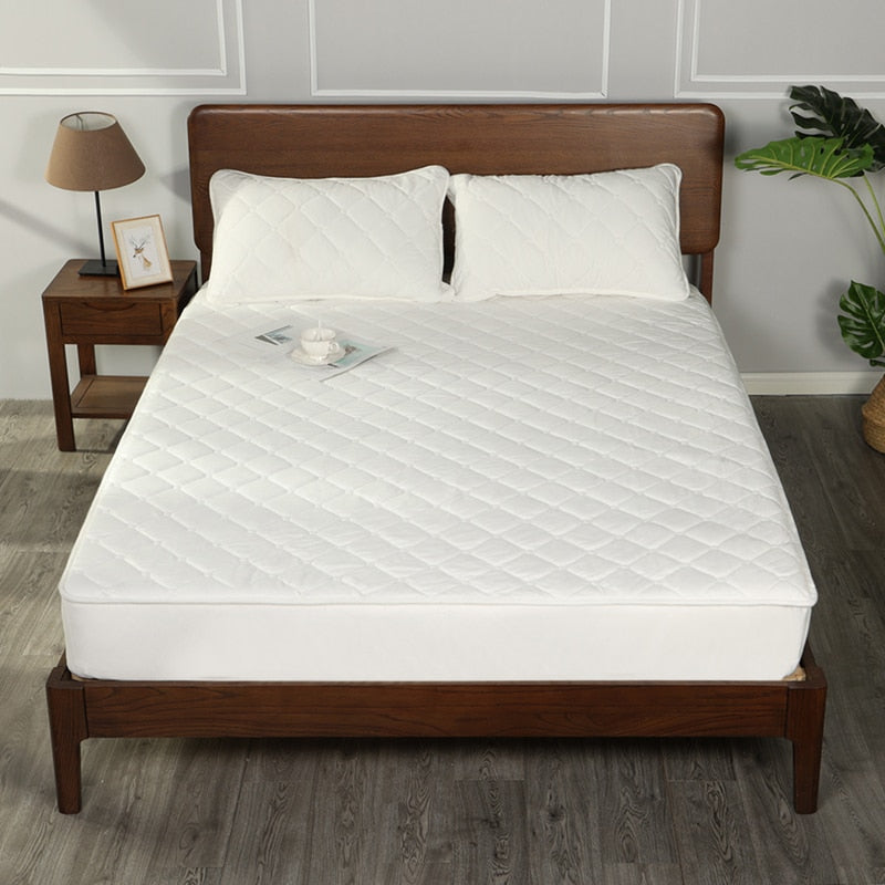 Couvre-matelas épais et matelassé en velours d'oreiller non incluses