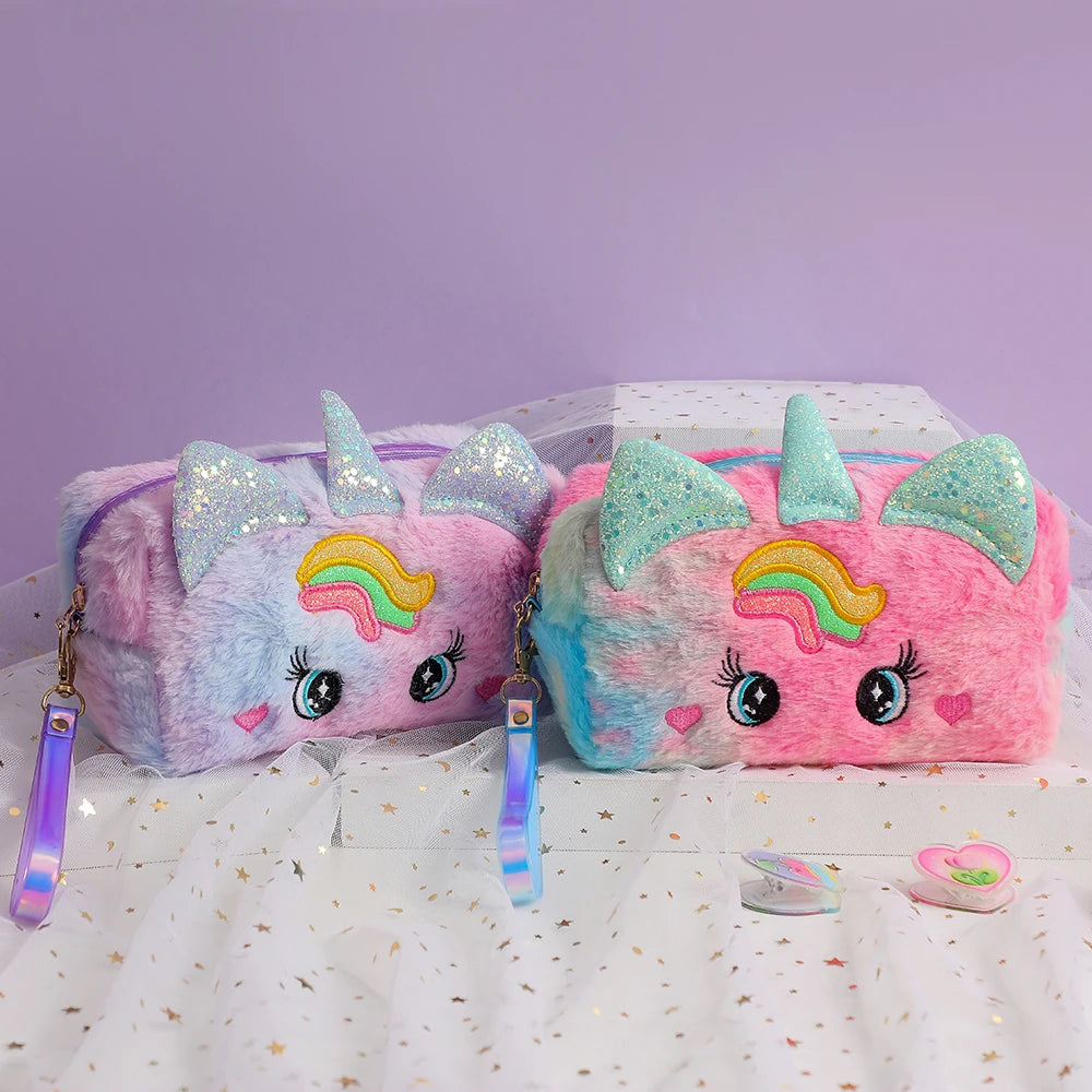 Sac Enfants Stylo Cas Ătudiants Fournitures Scolaires Licorne