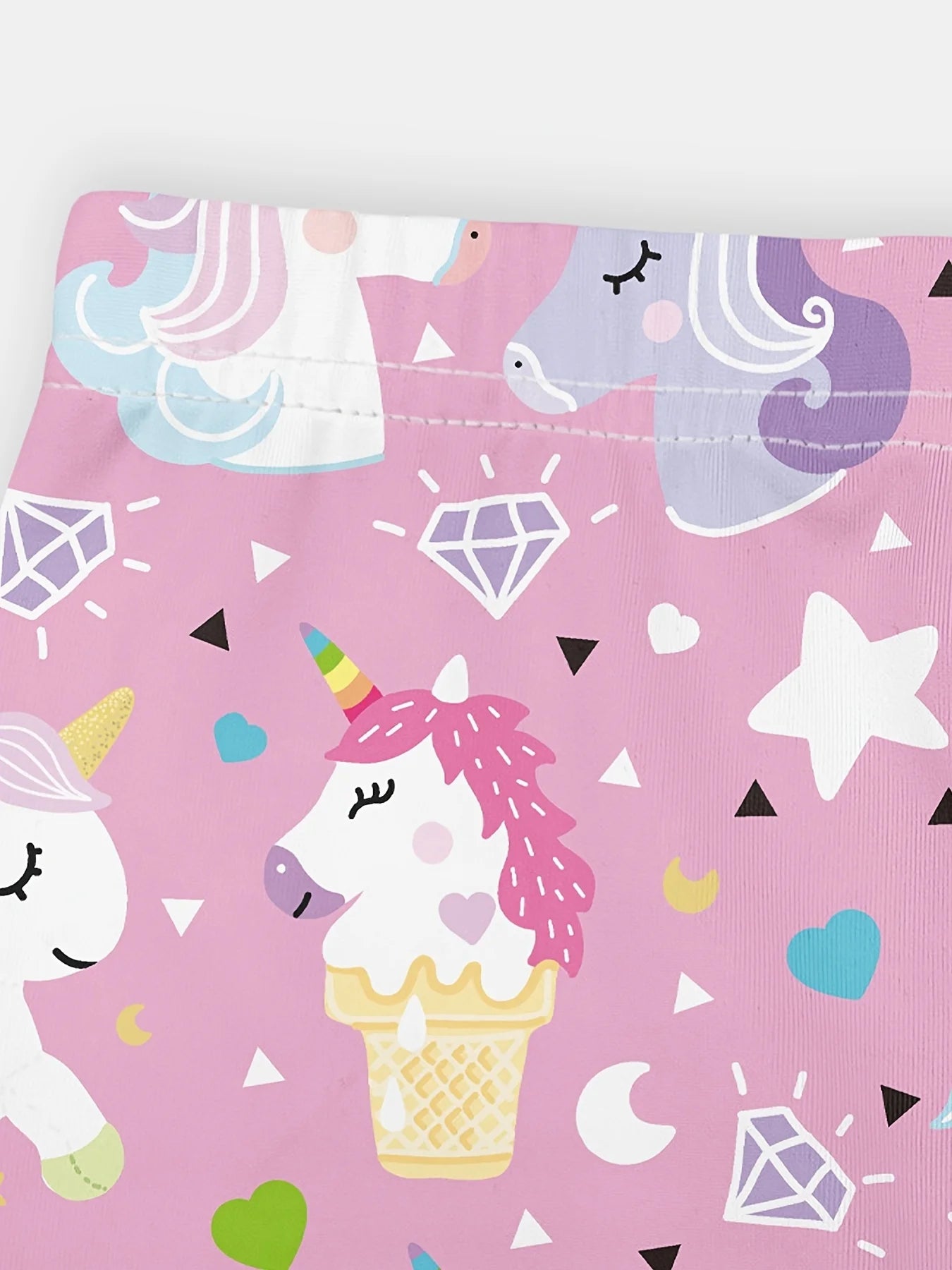 Leggings de Dessin Licorne pour Fille
