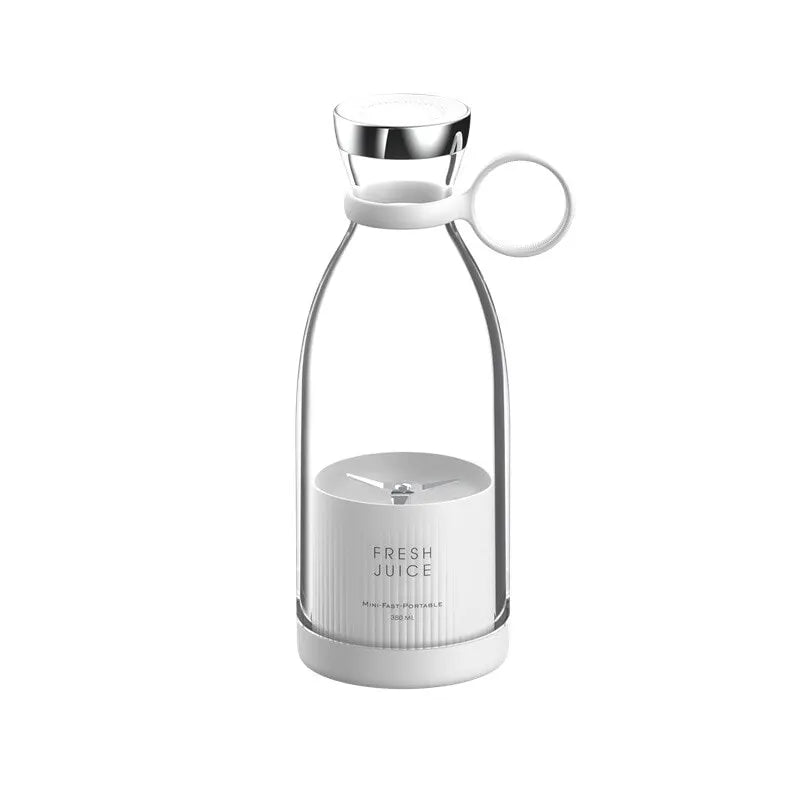 Blender Smoothie, 350ML Mixeur Blender Portable Mini , Fresh Juice Blender Bouteille, Smoothie Mixer Bottle Multifonctionnel Personal Bottle avec USB Rechargeable