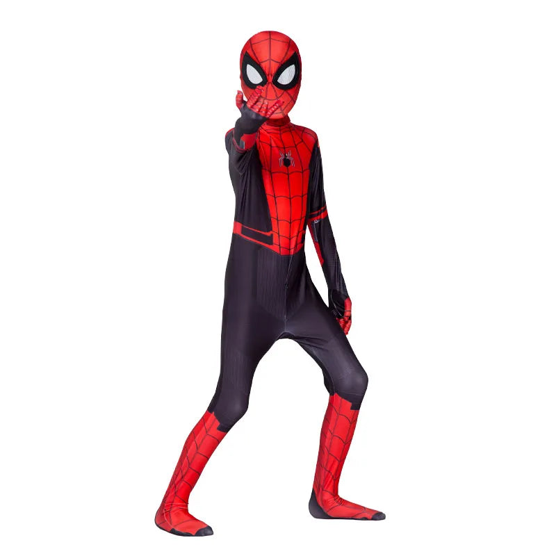 Spiderman Costume Super-héros Combinaison Miles Morales Spider-Man Cosplay Zentai Body 3D Style Halloween