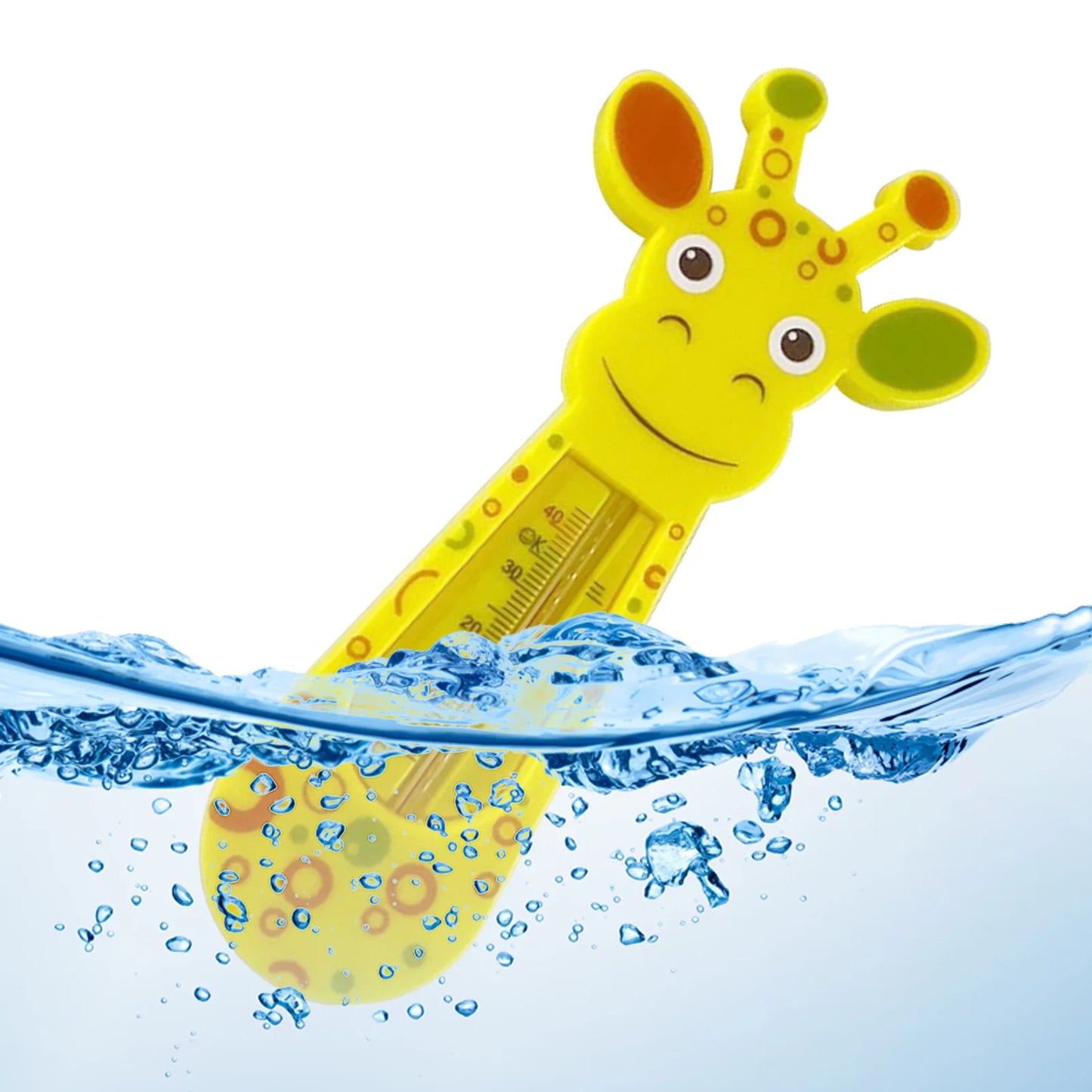 Bain Therye.com Lovely Giraffe, baignoire pour bébé, jouet flottant, outils de douche de bébé , Thermomètre de bain