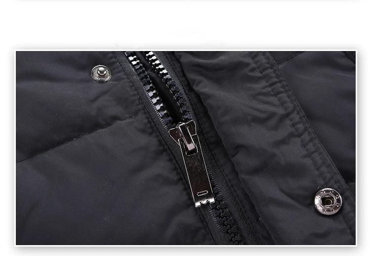 Manteau long et épais en duvet pour garçon , vêtement d'extérieur pour l'hiver