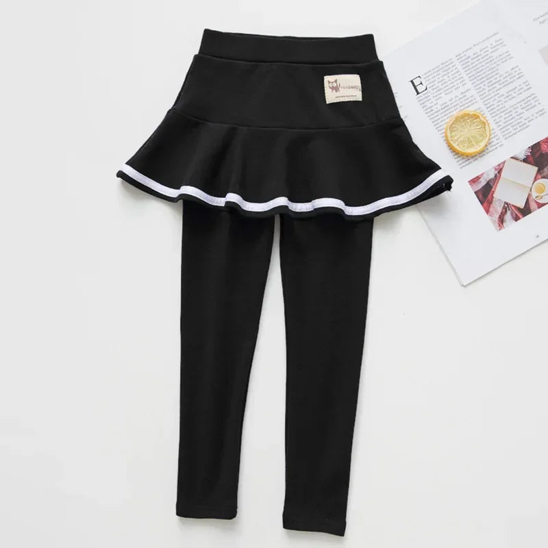 Legging pour Fille de 3 à 8 ans, Jupe et Pantalon, Printemps et Automne