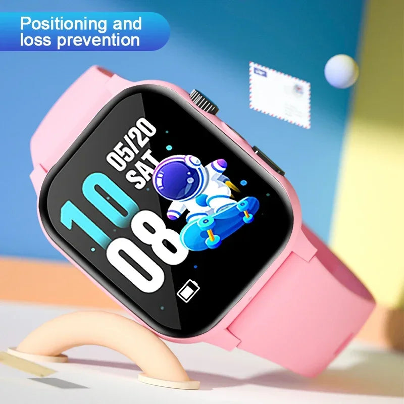 Xiaomi MIJIA Enfants 4G Montre Intelligente SOS GPS Localisation Carte SIM Appel Enfant SmartWatch Caméra Montre Étanche