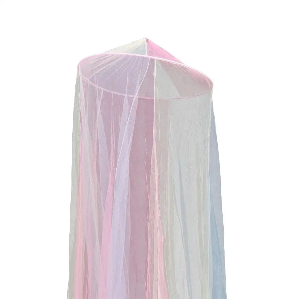 KAMEUN Moustiquaire, Ciel De Lit Fille avec Etoiles Lumineuses, Anti-Mosquito Bed Canopy Bed Canopy Dome, Moustiquaire Facile à Installer Convient au lit De Bébé, Enfants, ou Adultes (Colore)