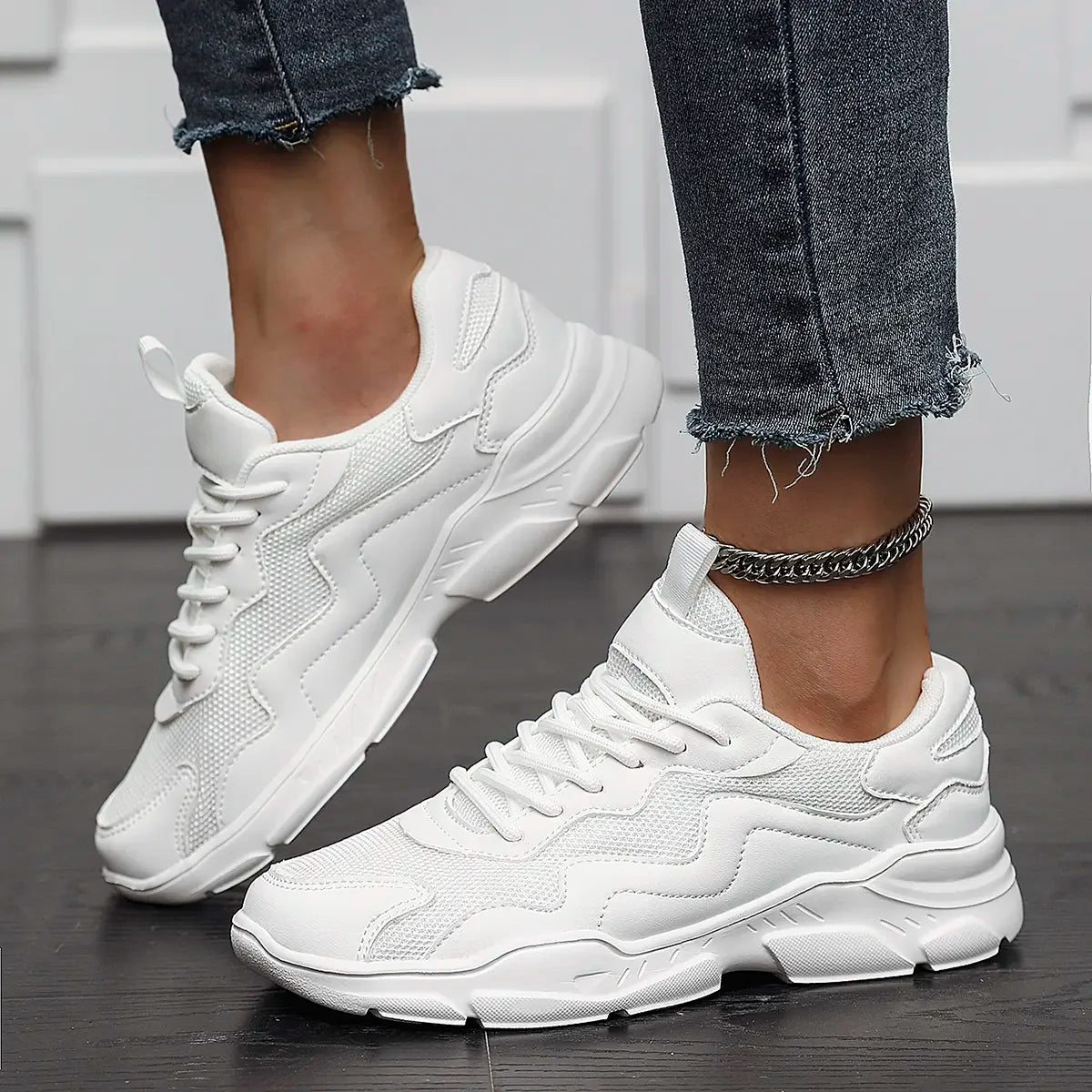 Baskets Femmes Blanc