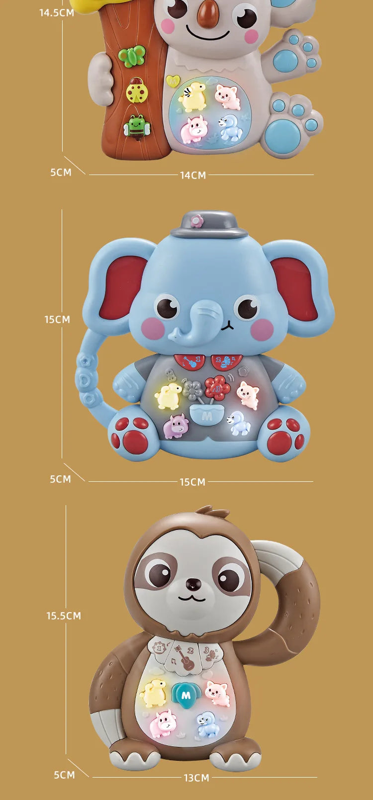 Jouets de musique pour nourrissons éducatifs précoces