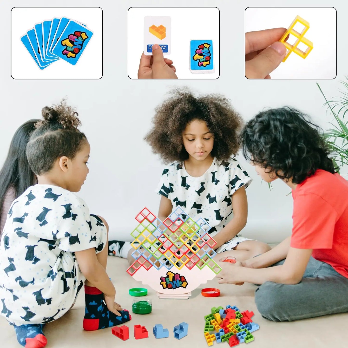 Jeu de la tour d'équipe pour enfants et adultes