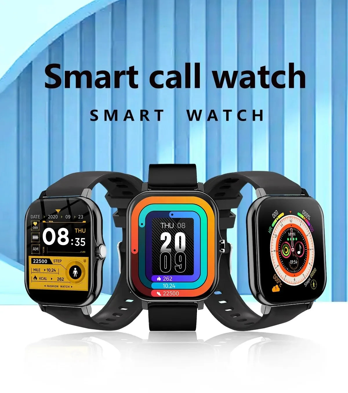Xiaomi Vente Chaude Nouvelle Montre Intelligente Pour Femmes Plus Nouveau Sport SmartWatch Visages Bluetooth Appel Sports Fitness Téléphones Android iOS Pas Cher+ Cadeau