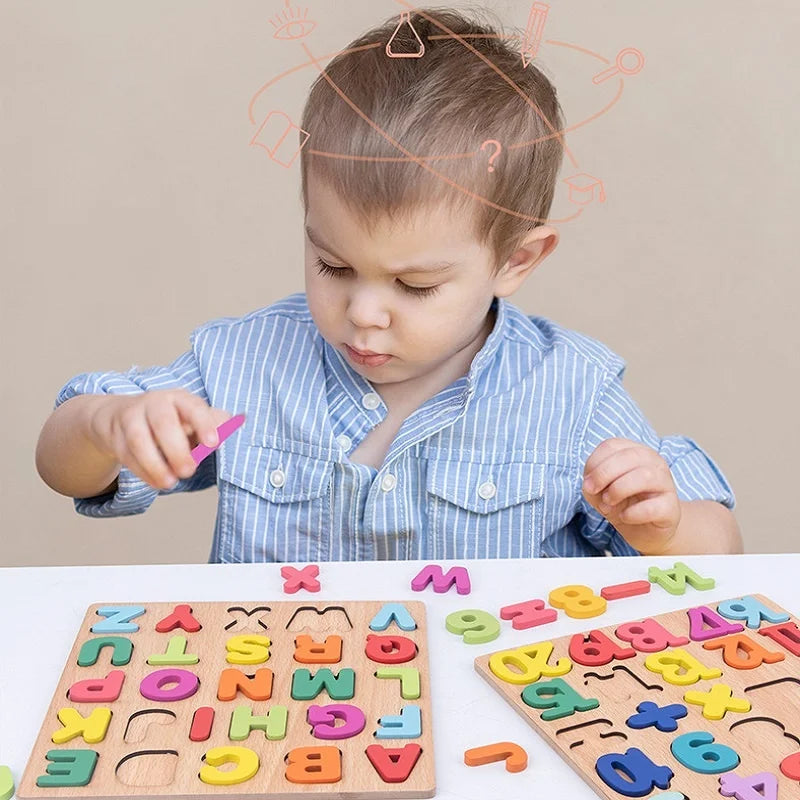2 Puzzle En Bois Éducatif