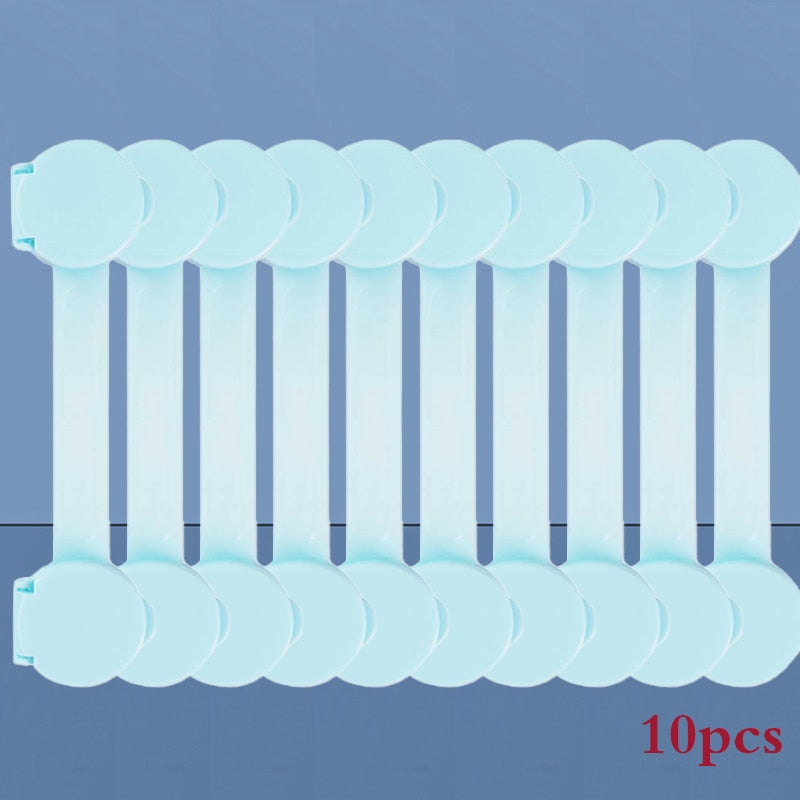 Serrures de sécurité, portes de sécurité enfants, protection enfants pour meubles, serrures de sécurité pour réfrigérateurs,™ |5/10 Pcs/Lot