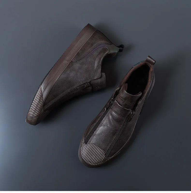 Nouveau Automne Hommes Tendance Baskets Cuir Semelle Souple 38-44
