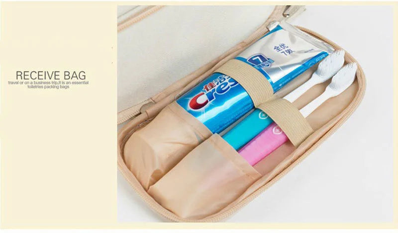 Nouveau Sac Organisateur De Maquillage De Voyage En Nylon Femmes Sac Cosmétique Suspendu Voyage Maquillage Sacs De Lavage Trousse De Toilette Organisateur