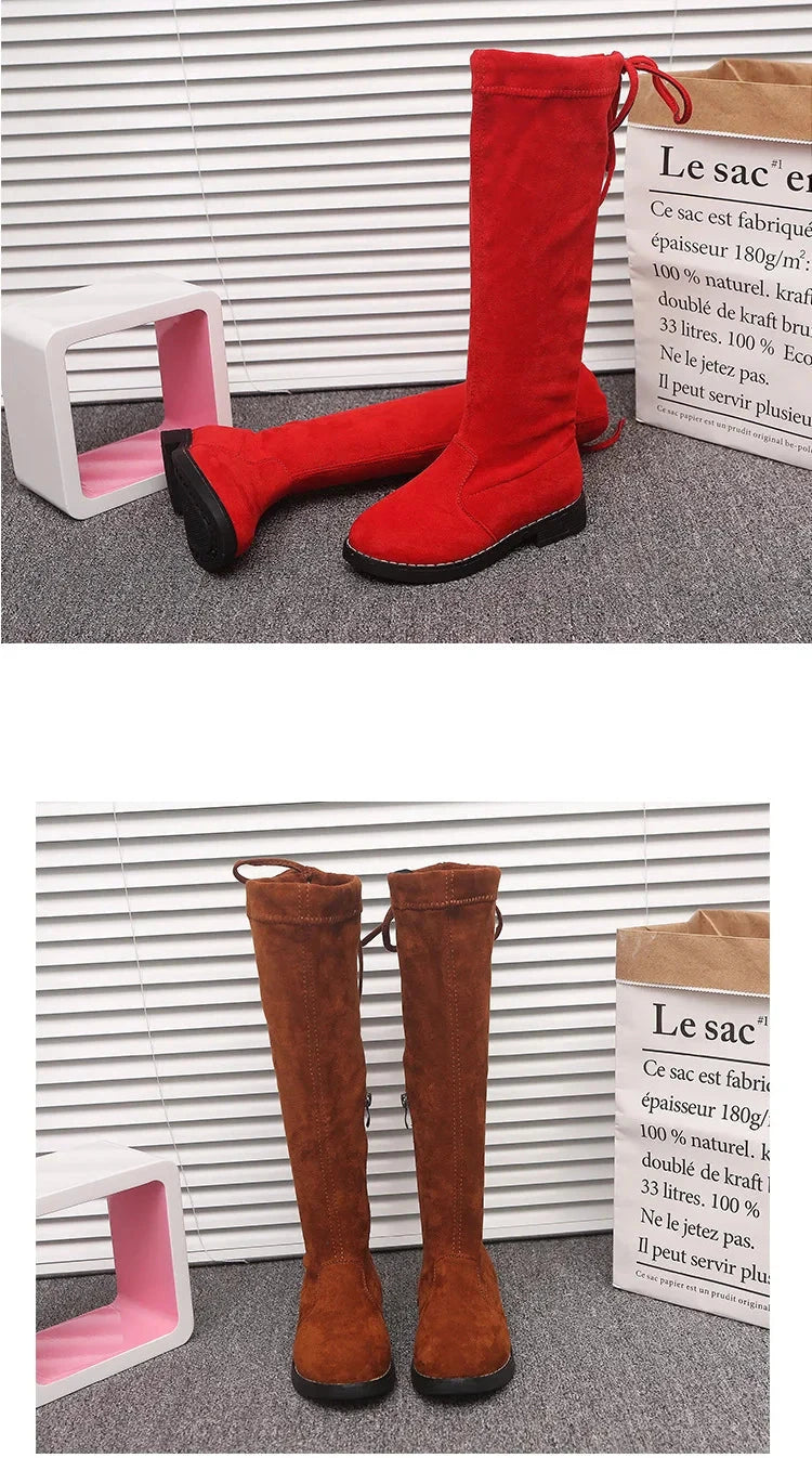 Bottes de Princesse à Plateforme pour Fille
