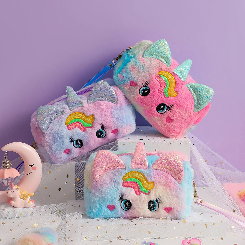 Sac Enfants Stylo Cas Ătudiants Fournitures Scolaires Licorne