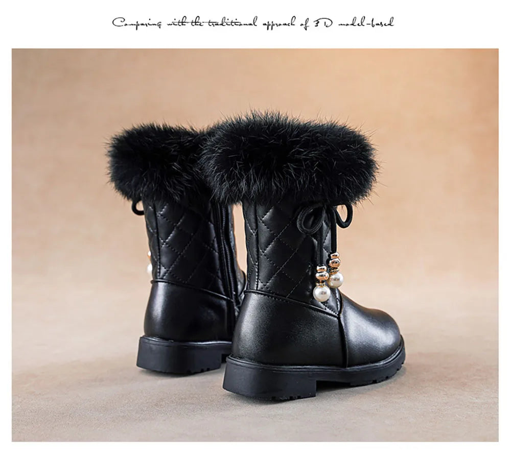 Bottes en peluche Pour Fille
