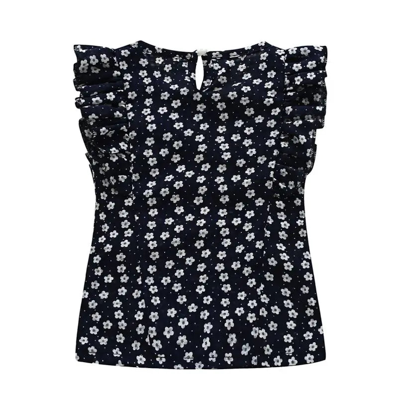 Ensemble de vêtements d'été pour filles 3-8 ans