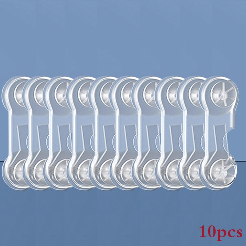 Serrures de sécurité, portes de sécurité enfants, protection enfants pour meubles, serrures de sécurité pour réfrigérateurs,™ |5/10 Pcs/Lot
